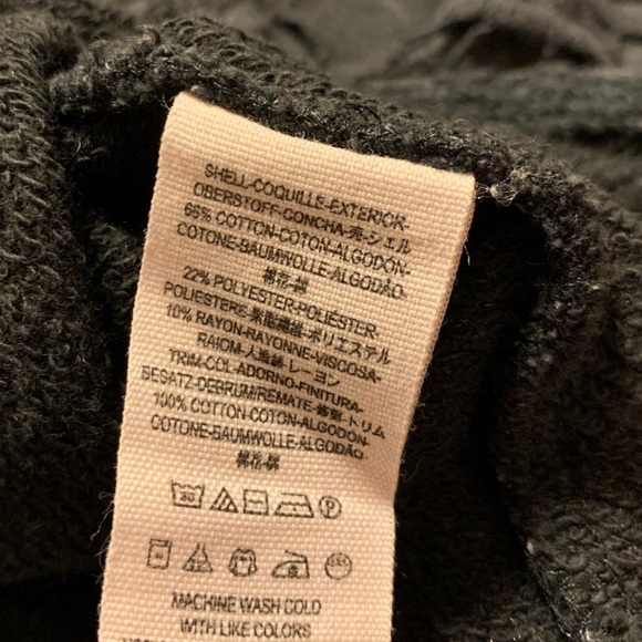 Free People “Pretty Rad” Sweater Gray Lace Crochet Split Back Knit - Picture 12 of 15